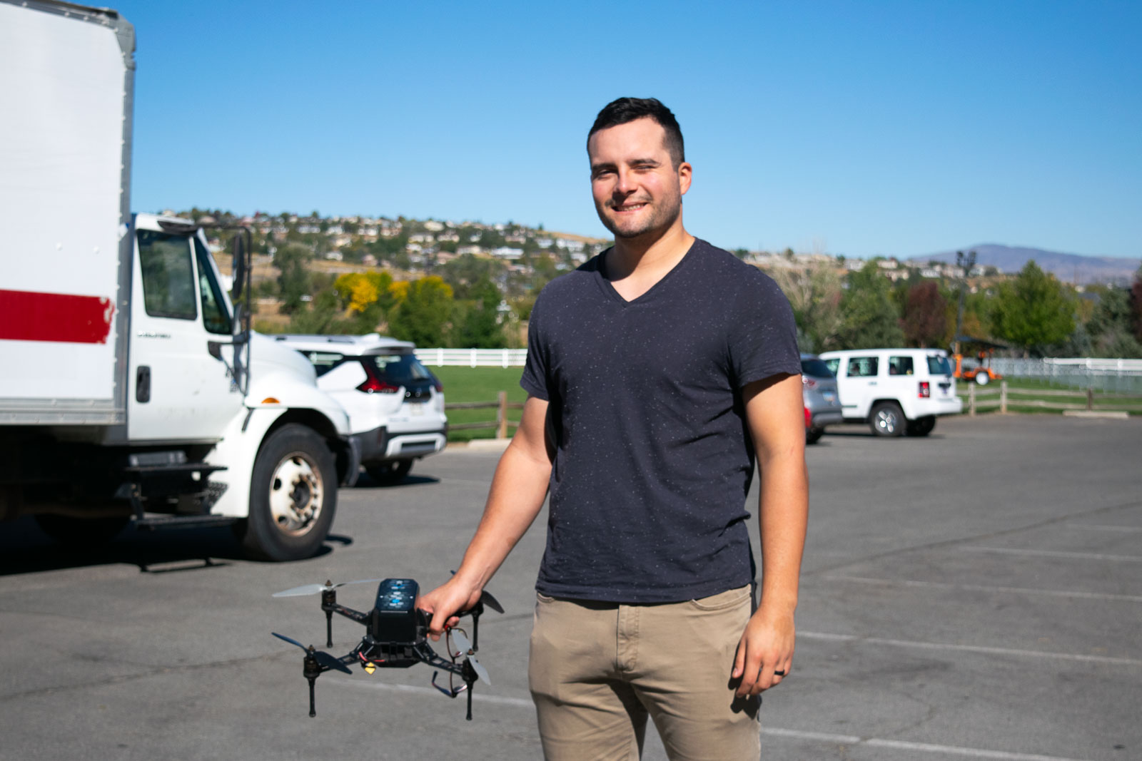 drone pilot for music festival